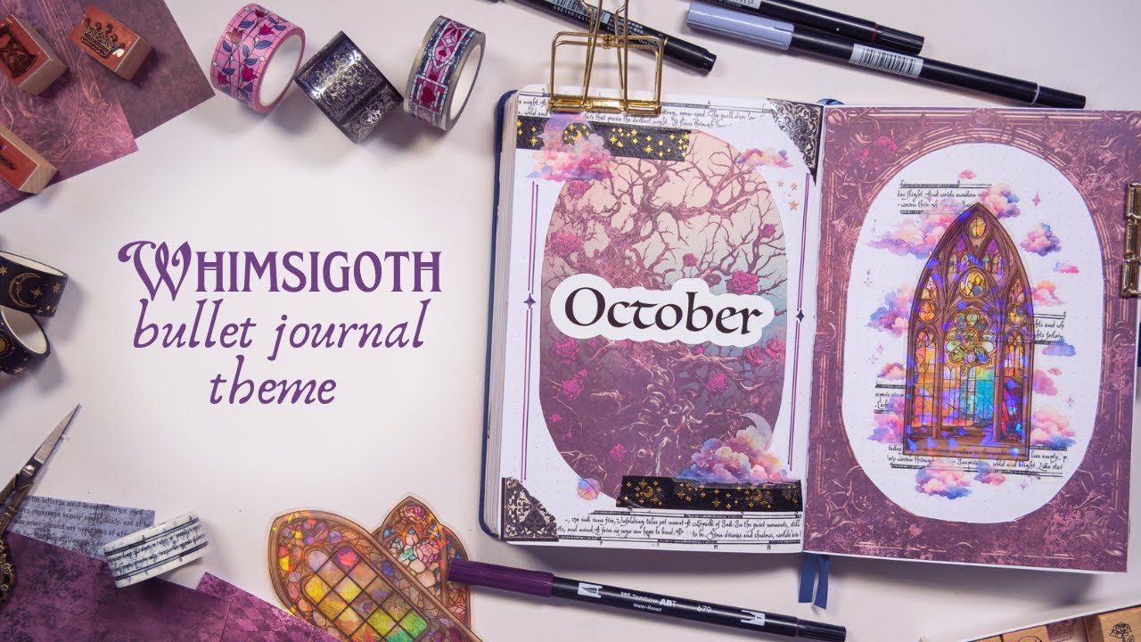 October Whimsigoth Bullet Journal Theme | Plan With Me