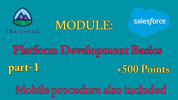 Platform Development Basics Part -1 |Salesforce trailhead answers