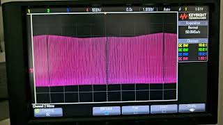 Linear frequency modulation of a laser using NEDA LD4H16T