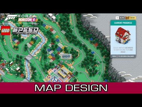 Map Design of Forza Horizon 4 LEGO Speed Champions Expansion