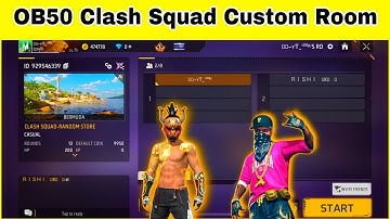 After OB50 Update Create Custom Room || How To Make Clash Squad Custom Room In Free Fire Max ||