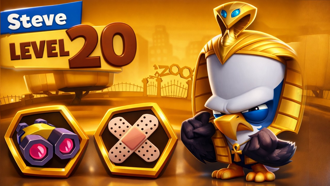 Squad Steve Maxed 20 Level Zooba Gameplay