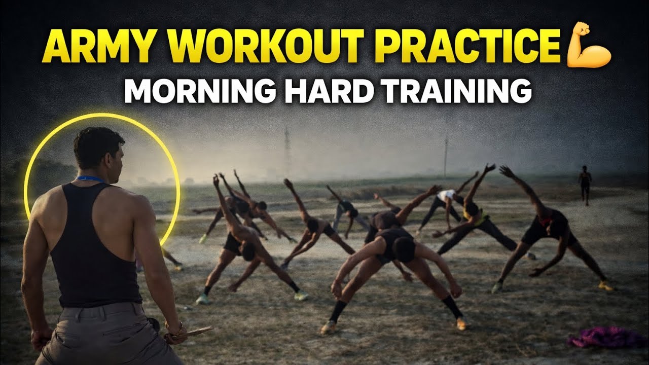 Army Workout Practice | Morning Ground Training 💪
