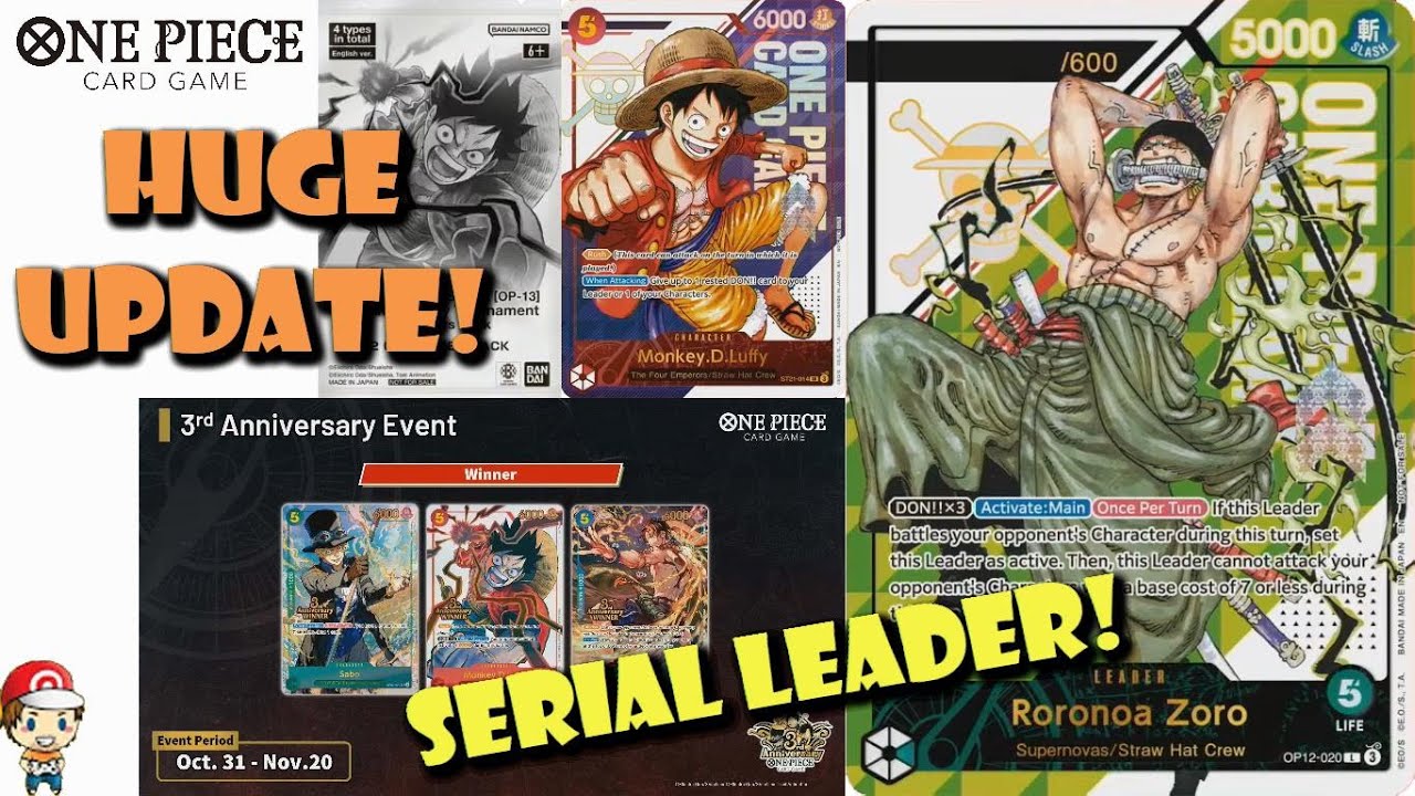 Serial Zoro Leader! OP-13 Release Event! Manga Artist Cards