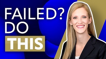 What to Do If You Failed the Bar Exam (The First Steps to Take)