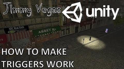 Mini Unity Tutorial - How To Use TRIGGERS To Do Things