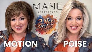 Reviewing 2 NEW Wigs 🪄 Mane Attraction Motion in Latte & Poise in Sunflower ✨