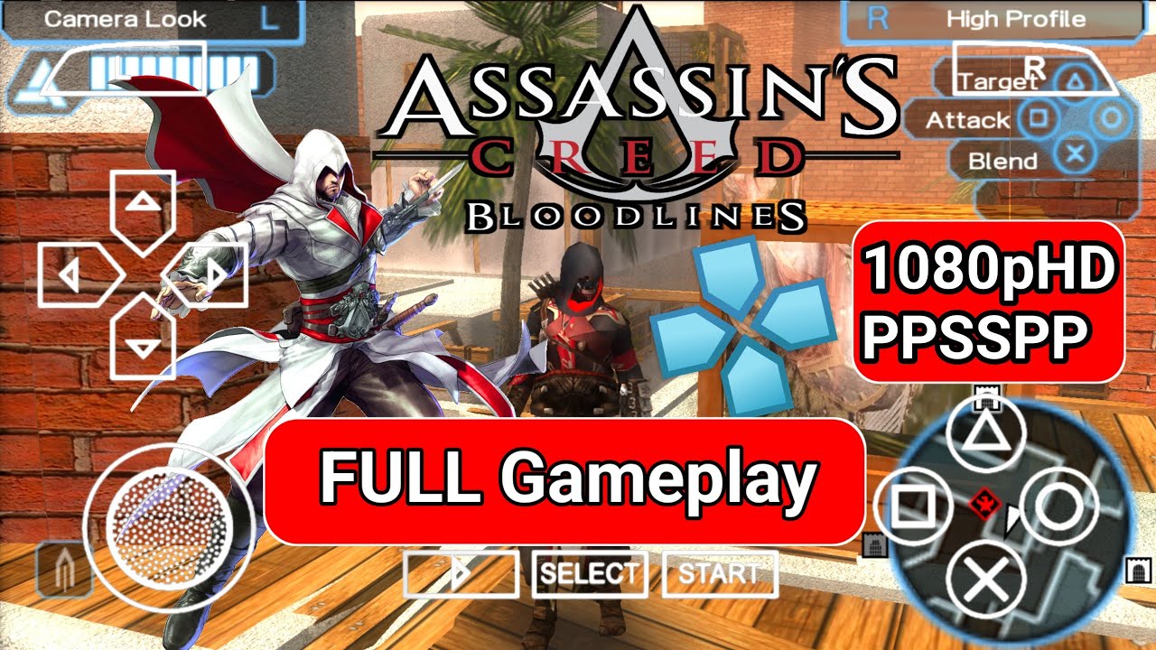 Assassins Creed Bloodlines Full PSP Walkthrough Gameplay PPSSPP