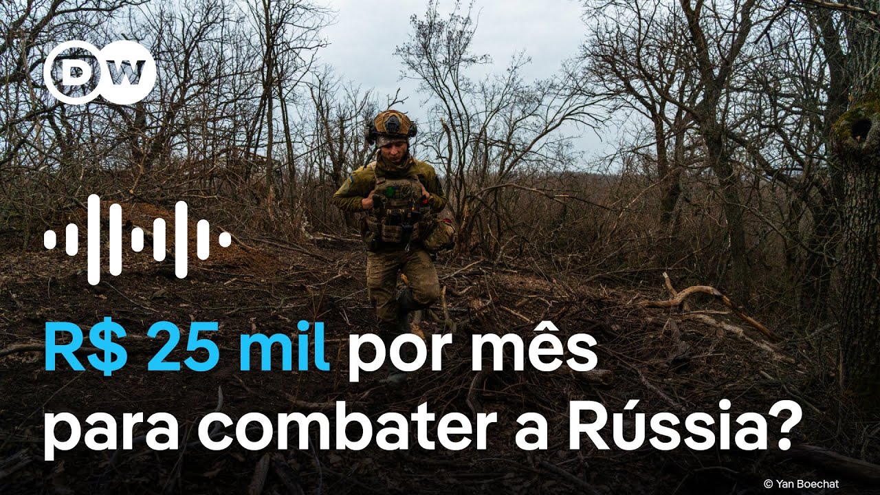 Ucrânia recruta brasileiros para a guerra | Podcast