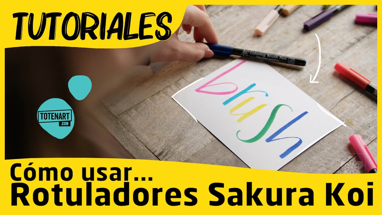 Rotuladores Sakura Koi: Formas de uso | totenart.com