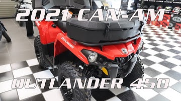 2021 Can-Am Outlander 450 Walk around with Devin from Mark