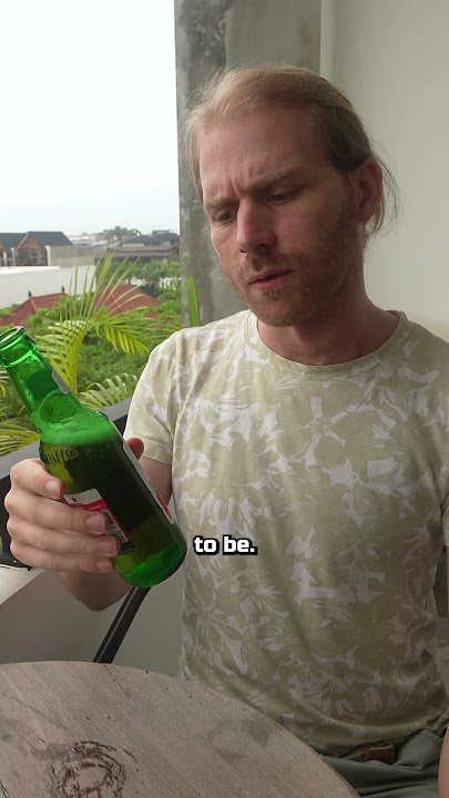 German tries Indonesian Beer 🍺