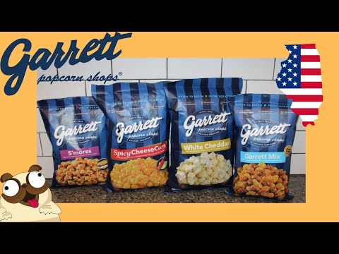Garrett Popcorn: S’mores, Spicy CheeseCorn, White Cheddar & Garrett Mix Review