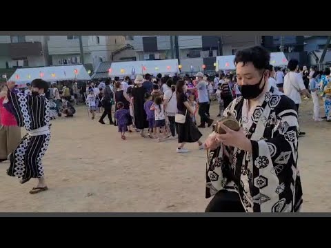 #盆踊り   #江州音頭  #音頭 踊りました      鉦ならし踊り                    今日？    前日！ありがとうございました。また宜しくお願いいたします。