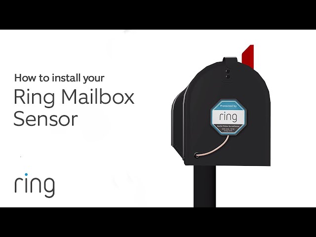 Ring Black Mailbox Sensor