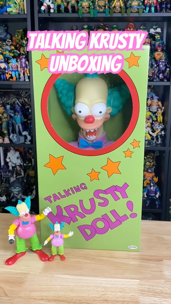 Disney The Simpsons Talking Krusty Doll Plush, 16-Inches