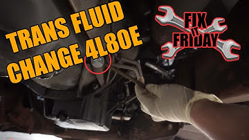 Transmission Fluid Change Chevy/GM 4L80E/4L85E Transmission