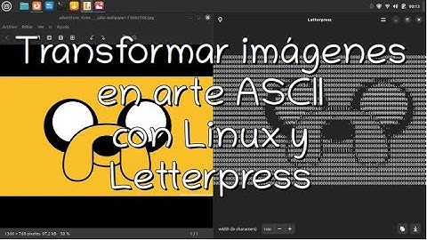 Cómo transformar imágenes en archivos de arte ASCII en Linux con Letterpress