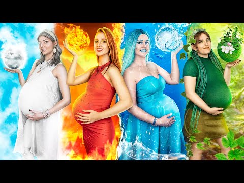 Video Khi Các Cô Nàng Lửa, Nước, Không Khí, Đất Mang Bầu / 4... - youtube
