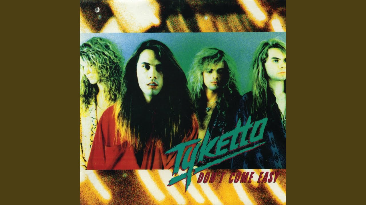 TVD Radar: Tyketto, Don't Come Easy teal with white swirl vinyl