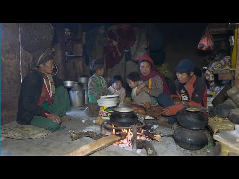 Organic village life || Cooking green vegetables in the village