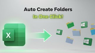 Create 100+ Folders Instantly with Excel! | Super Easy VBA Automation
