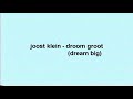 Joost - Droom Groot (English & Dutch Lyrics)
