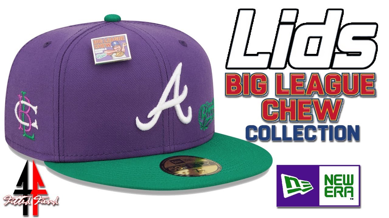 LIDS x NEW ERA 59FIFTY EXCLUSIVE BIG LEAGUE CHEW COLLECTION !!! FITTED