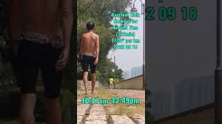 Barefoot Walk Workout for Around 7km (122min) 17'30' per km - 2022 09 18 Barefoot Walk Workout for Around 7km (122min) 17'30' per km - 2022 09 18