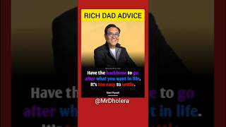Rich Dad Advice l Rich Dad Poor Dad l Robert T Kiyosaki