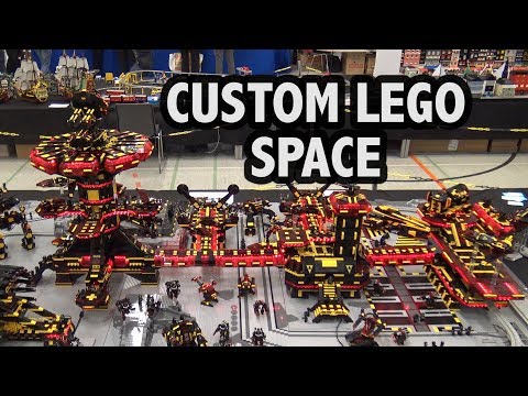 Giant LEGO Blacktron Space Base | Skaerbaek Fan Weekend 2017