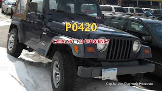 Athlete Statistics P0420 Jeep Wrangler - 1/1 Catalytic Converter Efficiency | Step-by-Step Diagnosis