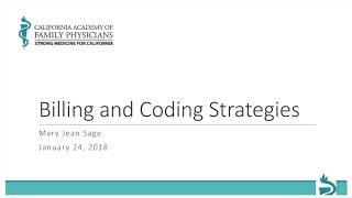 Strategies for Coding and Reimbursement: 2018 CPT Updates Webinar