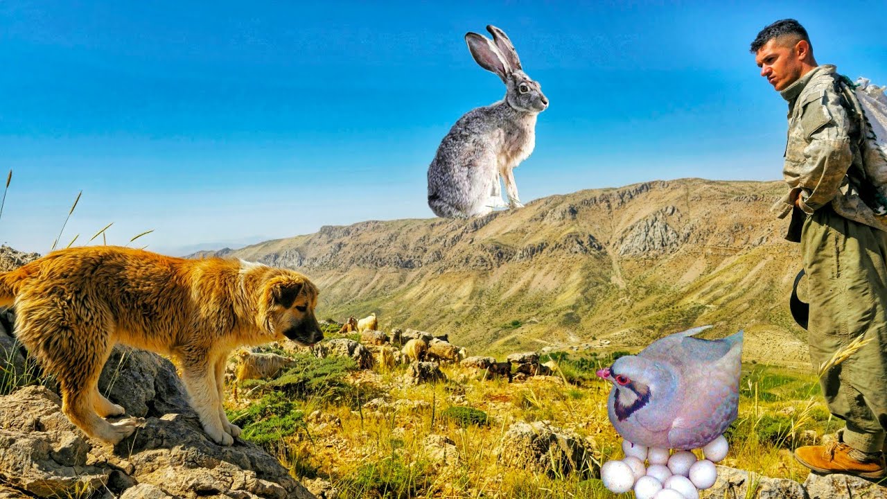 Жизнь в горах: охота на куропаток и кроликов кочевником