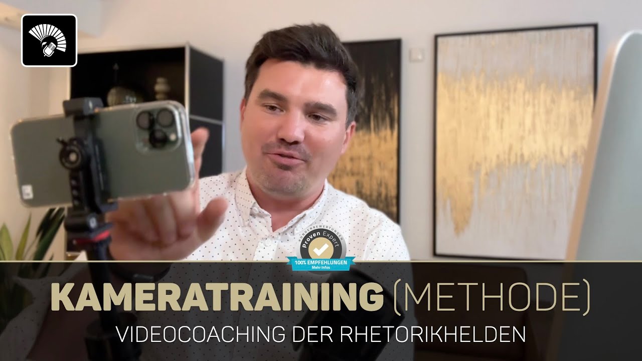 Coaching Rhetorik vor der Kamera bei den Rhetorikhelden in Hannover