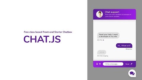 HTML/CSS Popup Chat Window | Speed Code 🚀