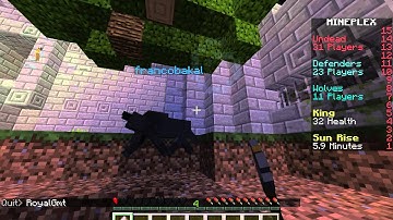 Mineplex Hackers: francobakal regen and killaura hacks in castle siege 1