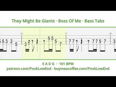 Boss of Me (Malcom in the Middle theme) | They Might Be Giants | Tabs for Mobile | PookLowEnd