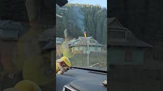 Flames Seen Coming Out of Chimney Above House