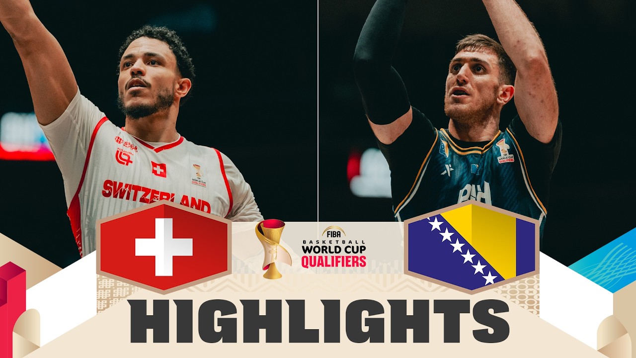 Switzerland 🇨🇭 v Bosnia and Herzegovina 🇧🇦 | Highlights | FIBA Basketball World Cup 2027 European QF