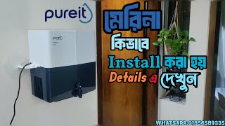 Pureit Marina RO+UV+MF Pureit marina prime installation pureit marina review pureit marina unboxing