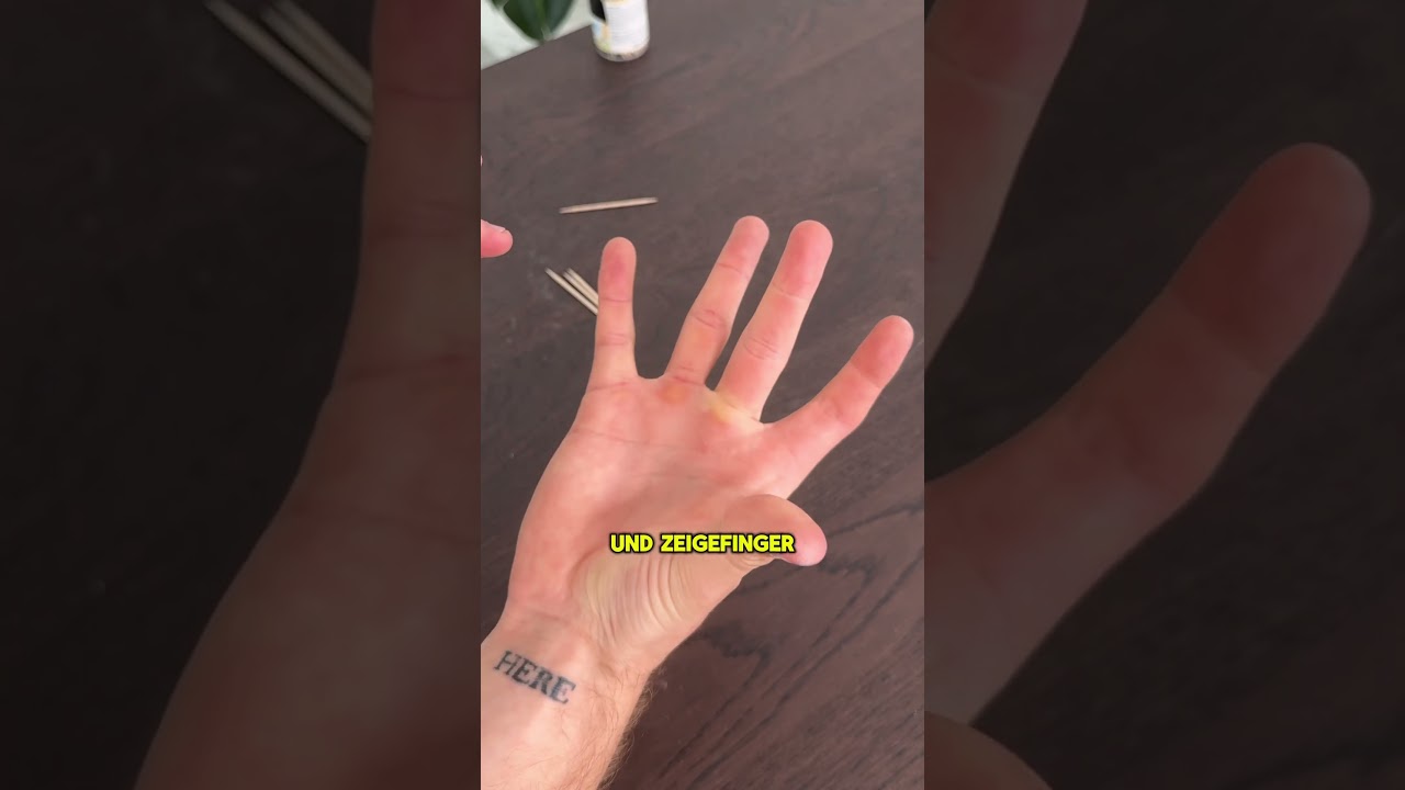 Mit einem Zahnstocher schießen lernen?🥵 