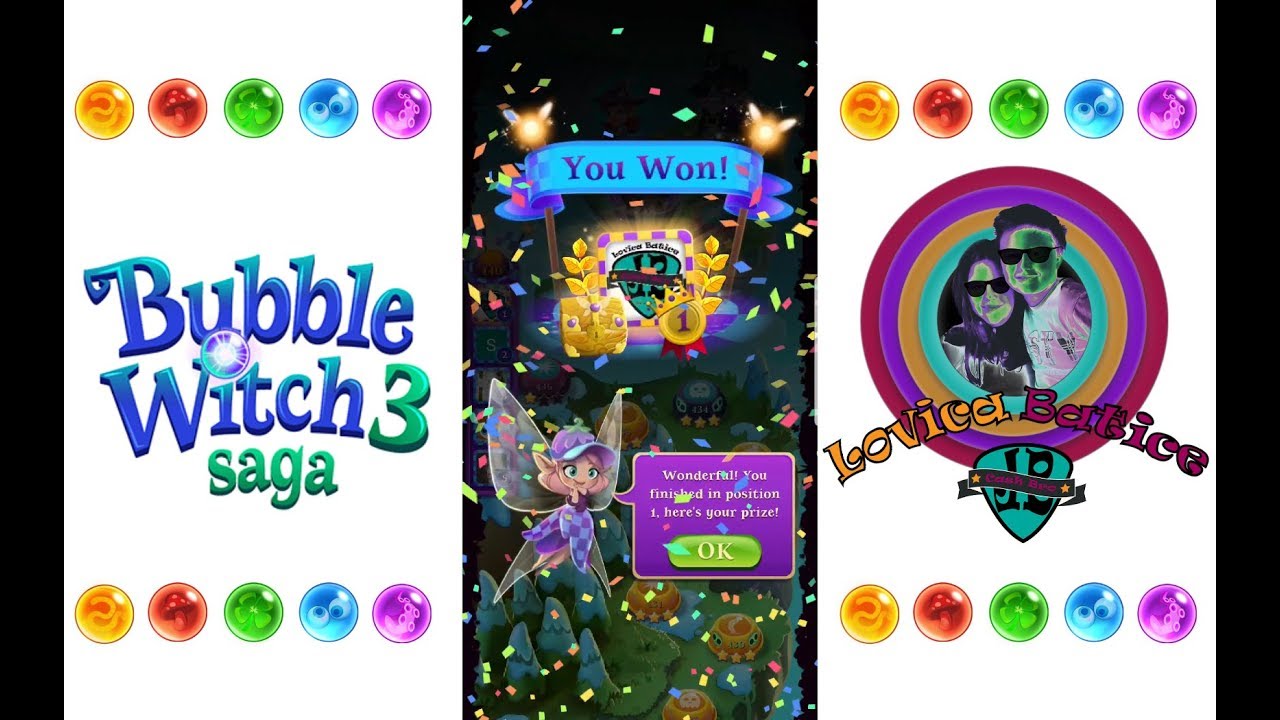 Bubble Witch Saga 3 - Level 436 - 440 - Gameplay