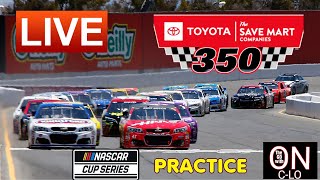 TOYOTA SAVE MART 350 PRACTICE at SONOMA RACEWAY, LIVE Nascar Cup Series. Live Leaderboard & More!