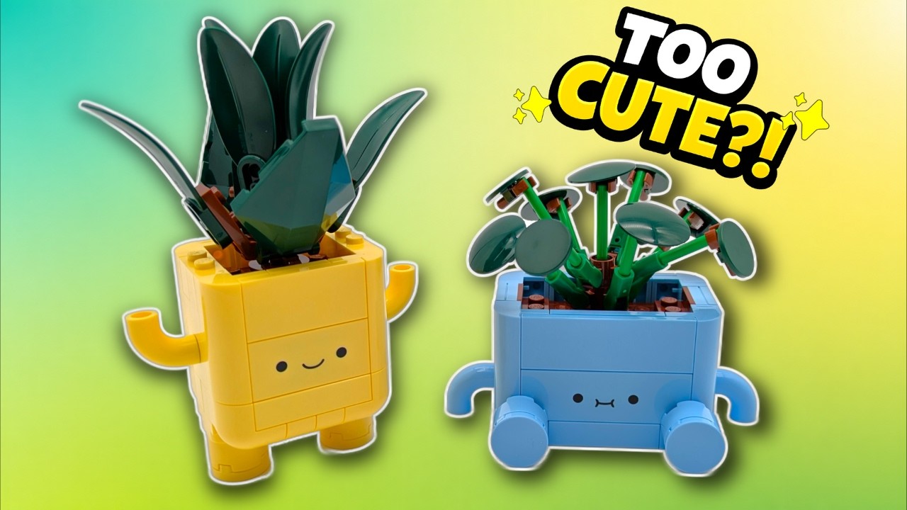 ぽてページ LEGO 10349 Happy Plants 🌱 | Cute, Simple & Surprisingly Clever