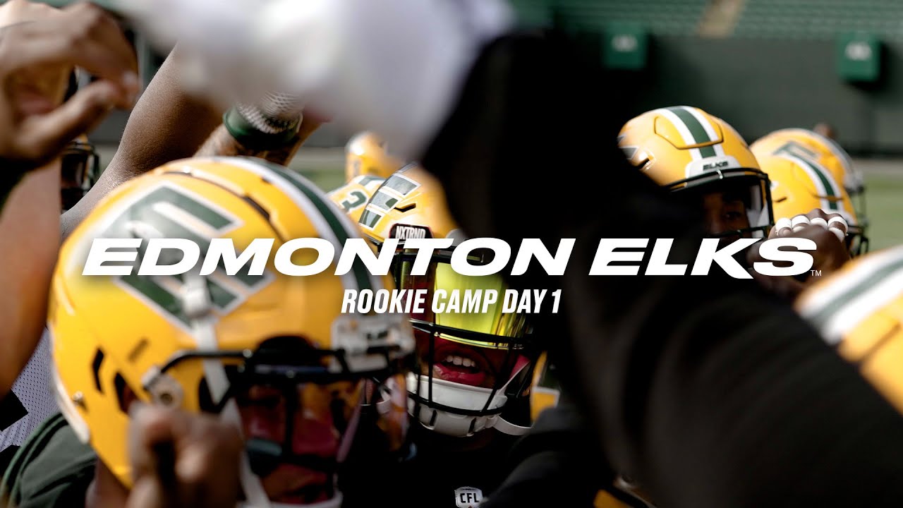Edmonton Elks 2023 Rookie Camp is Open - YouTube