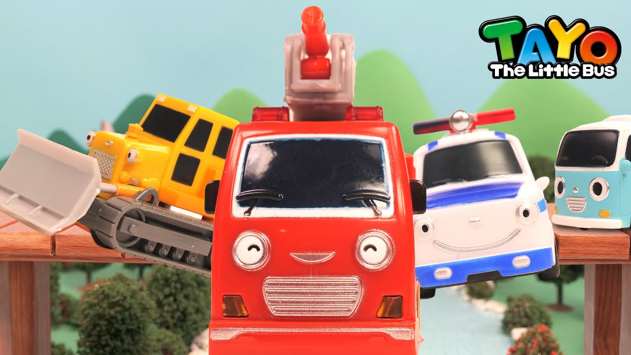 There Were Ten In The Road | RESCUE TAYO | Tayo Rescue Team Toy Song | Tayo the Little Bus