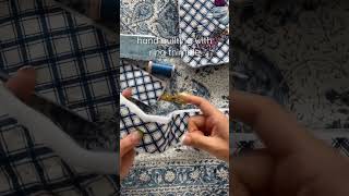 핸드퀼팅 / 링골무사용 / hand_quilting_with _ringthimble