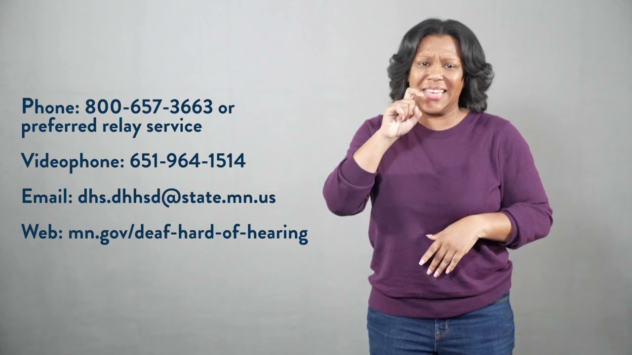 Get support in ASL during a crisis
