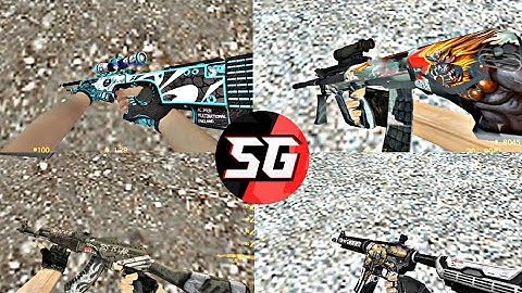 Counter Strike 1.6:Weapons skins Pack|#5| CSGO| download link.